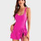 👙Last Day Sale 50% OFF💃Women's One Piece Tummy Control Tie Knot Swimsuit