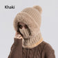 ⏰Black Friday Mega Deal – ￡12.99!!💖Women's Winter One-Piece Knitted Beanie Scarf Mask