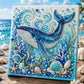 🌊LAST DAY SALE: Only £9.99🌊✨ Ocean Theme Pearl Art DIY Kit – Relaxing DIY Craft to Create Stunning Coastal Artwork