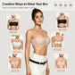 ⛱️Last Day Special Price ￡7.99!!💞Womens Strapless Bras Push Up Bandeau Bra Non Slip Wireless Supportive Padded Bras Seamless Comfortable Tube Jelly Bra