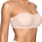⛱️Last Day Special Price ￡7.99!!💞Womens Strapless Bras Push Up Bandeau Bra Non Slip Wireless Supportive Padded Bras Seamless Comfortable Tube Jelly Bra