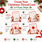 🏆🔥LAST DAY BUY 1 GET 1 FREE💖🎄 🧵Merry & Bright Christmas DIY Kit– Create Beautiful Handmade Holiday Cards ✨