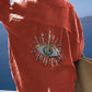 🌷Meet Summer-50% OFF🍃Evil Eye Casual Sequin Beaded Shirt👁️