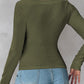 ⏰Last Call 49% OFF⚡70K+ SOLDWomens U-Neck Built-in Bra Long Sleeve Ribbed Top Shirts Elegant Skinny Fit Fabric