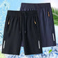 🔥HOT SALE 70% OFF🥰 Men's Elastic Summer Shorts💎Breathable, Zippered Pockets & Stretch Fit🩳❄️