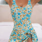 👙2026 Summer Hot Sale 50% OFF💃Women's One Piece Tummy Control Tie Knot Swimsuit
