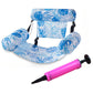 🏊Free Air Pump Included! 💺 Inflatable Floating Chair – Comfortable, Stable & Perfect for Relaxing on the Water 🌊