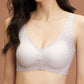 💕 Nahtloser, kabelloser Push-up-BH für Damen – Tiefes V