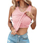 💖Last Day Special Price ￡8.99!!💖Ribbed Stretchy Tank Top with Shelf Bra