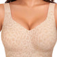 🏆SUMMER HOT SALE 60% OFF 🔥Super Firming Leopard Print Jelly  Bra | Women Wirefree Bras 👍No More Sagging Breasts