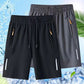 🔥HOT SALE 70% OFF🥰 Men's Elastic Summer Shorts💎Breathable, Zippered Pockets & Stretch Fit🩳❄️