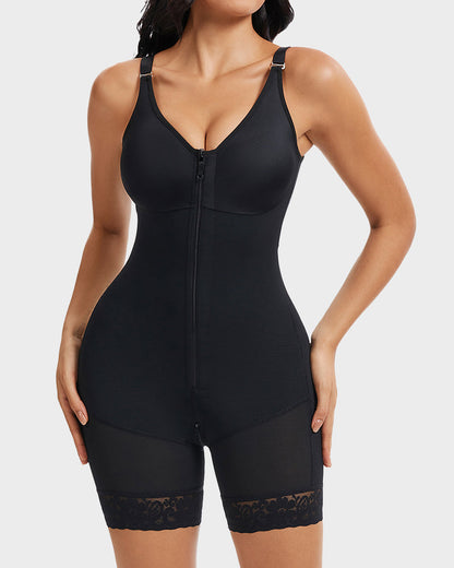 🏆LAST DAY SALE 50% OFF🔥🎉Tummy Control Butt Lifter Shaper with Zipper Crotch Fajas Colombianas