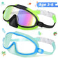 🔥SUMMER GIFT – ONLY £9.99!!🏆#1 Bestselling🏊‍♀️HD children's large frame waterproof and anti-fog swimming goggles