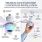 🏆LAST DAY SALE ONLY￡19.99 🎁Smart E27 Ceiling Fan Light with Hi-Fi Bluetooth Speaker & Mood Lighting  Cool Breezes • Crystal-Clear Sound • 16 Million Colours💡🌬️🎵
