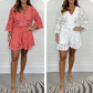 💕Limited Sale 50% OFF💕Casual Short V-Neck Lace Suit