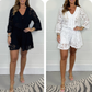 💕Limited Sale 50% OFF💕Casual Short V-Neck Lace Suit
