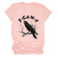 🏆LAST DAY SALE: Only £10.99!!🔥 Humorous Crow Graphic T-Shirt – Say It With a Caw!
