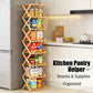 👟The 9-Tier Bamboo Rack: 3-Tier, 6-Tier, and 9-Tier No-Assembly Storage Solution!