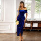 💃Christmas Sale 49% OFF🎉Women's Elegant Off The Shoulder Ruched Dress