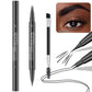 💖BUY 1 GET 1 FREE-Each Only ￡4.49!! 💖2-in-1 4D Eyebrow Pencil (Natural Brow Makeup and Eyelash Line)