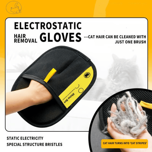 🔥LAST DAY PROMOTION - Buy 1 Get 1 Free🐱🐕✨ Pet Hair Remover Electrostatic Gloves