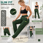 ⏳LIMITED TIME SALE:￡13.99!!🔥Women’s Straight-Leg Cargo Trousers – Elastic Waist, 6-Pocket Casual Pants for Work, Travel & Everyday Wear 👖✨