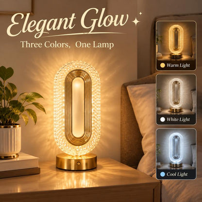 🎅Christmas Sale 49% OFF!!🎄50K+ SOLD! 🎁✨Rechargeable Luxury Crystal LED Night Light Lamp