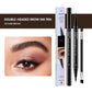 💖BUY 1 GET 1 FREE-Each Only ￡4.49!! 💖2-in-1 4D Eyebrow Pencil (Natural Brow Makeup and Eyelash Line)