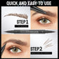 💖BUY 1 GET 1 FREE-Each Only ￡4.49!! 💖2-in-1 4D Eyebrow Pencil (Natural Brow Makeup and Eyelash Line)