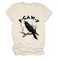 🏆LAST DAY SALE: Only £10.99!🔥 Humorous Crow Graphic T-Shirt – Say It With a Caw!