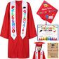 🔥Last Day 50% OFF - Kindergarten Graduation Cap & Gown Set – Class of 2026 Satin Graduation Outfit & Keepsake Gift Bundle 🎓
