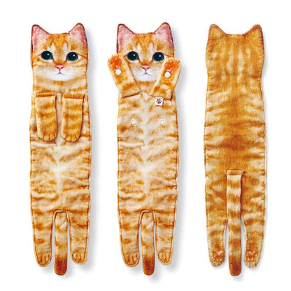 🐱Last Day Special Price!!🎅 Funny Cat Hand Towels