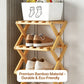 👟The 9-Tier Bamboo Rack: 3-Tier, 6-Tier, and 9-Tier No-Assembly Storage Solution!