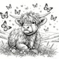 ⚡Black Friday Sales 🐮Highland Cow Coloring Book