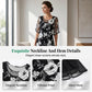 🌸 50% OFF NOW! ✨ Women's Floral A-Line Party Dress – Double-Layer Chiffon, Elegant Print & Knee-Length Fit 👗