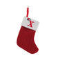 🔥Hot Sale🔥Cozy Knit Socks, Embroidered Candy Gift Bag, Letter Christmas Stocking
