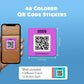 🏆Last Day Special Price ￡8.99!!⚡50K+ SOLD💕Original Color-Coded Scannable QR Labels (48 Pack)