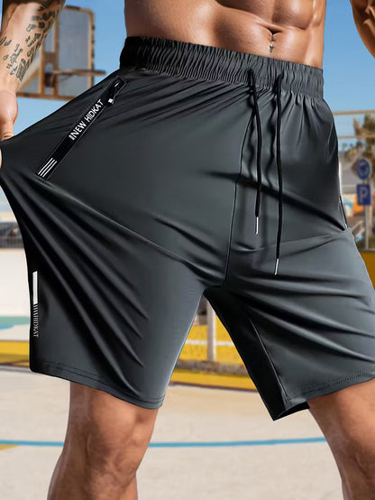 🔥HOT SALE 70% OFF🥰 Men's Elastic Summer Shorts💎Breathable, Zippered Pockets & Stretch Fit🩳❄️