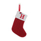 🔥Hot Sale🔥Cozy Knit Socks, Embroidered Candy Gift Bag, Letter Christmas Stocking