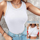 💖Last Day Special Price ￡8.99!!💖Ribbed Stretchy Tank Top with Shelf Bra