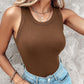 💖Last Day Special Price ￡8.99!!💖Ribbed Stretchy Tank Top with Shelf Bra
