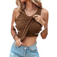 💖Last Day Special Price ￡8.99!!💖Ribbed Stretchy Tank Top with Shelf Bra