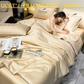 😎Get Ready For Summer🛏️ Summer Simple Ice Silk Quilt❄️