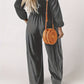 🏆LAST DAY ￡19.90 💎Women's Casual Long Sleeve Wide Leg Pants Jumpsuit