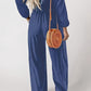 🏆LAST DAY ￡19.90 💎Women's Casual Long Sleeve Wide Leg Pants Jumpsuit
