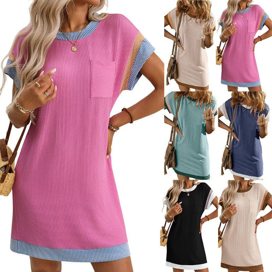 💥Last Day Special Sale 50% OFF💝✨Women's T-Shirt A-Line Mini Dress