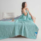 🛏️ LIMITED-TIME 50% OFF! 💥 Breathable Printed Washable Summer Cooling Comforter – Dual-Sided, Q-Max Fabric, Hypoallergenic ✨