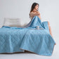 🛏️ LIMITED-TIME 50% OFF! 💥 Breathable Printed Washable Summer Cooling Comforter – Dual-Sided, Q-Max Fabric, Hypoallergenic ✨