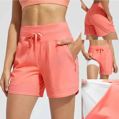 🌞🏊Summer Essentials 50% OFF🧊Women's High-Waisted Quick-Dry Swim Shorts