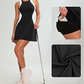 ⏳Time-limited Special⏰Color-Blocking Slim Mini Dress & Shorts Set